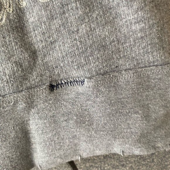 New Lucky Brand "TRUIMPH" Motorcycle Distressed Embroidered Sweatshirt NWT - Picture 7 of 10